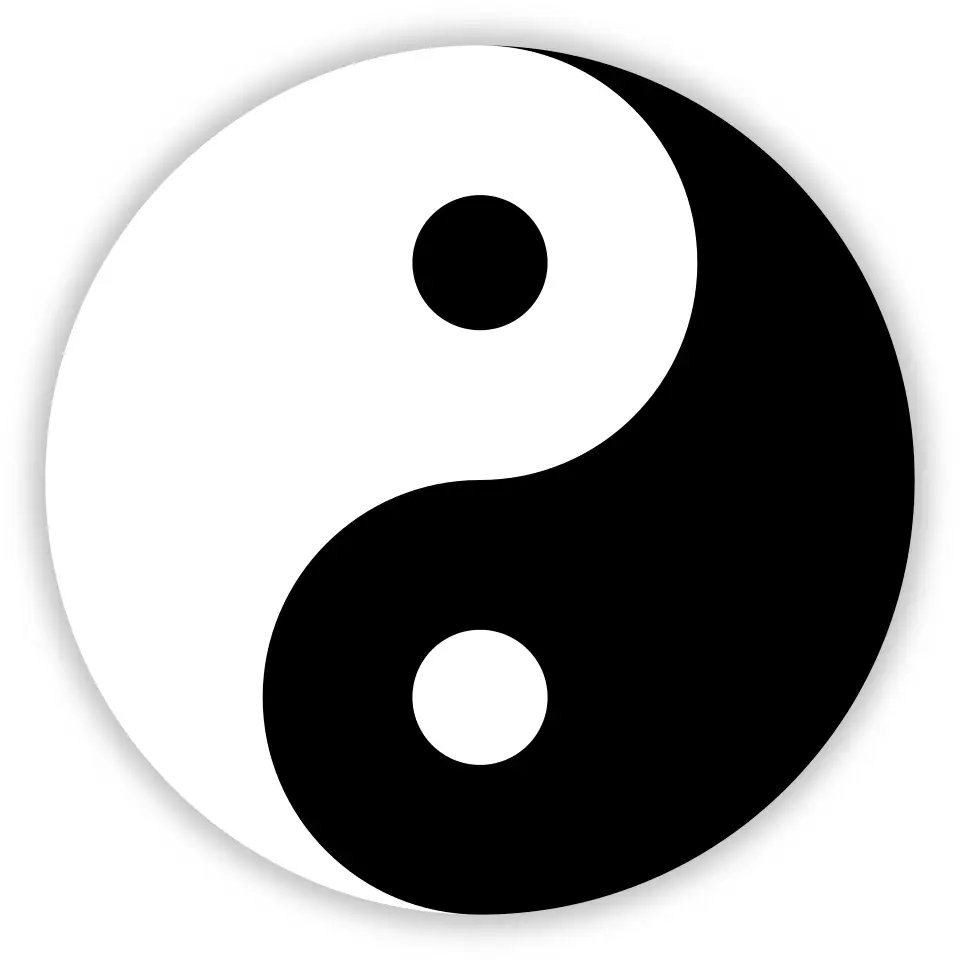 yin and yang simbols